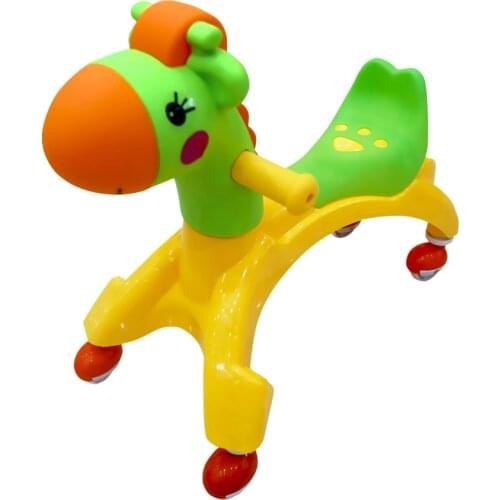 Childrens twisting car male and female baby yo-yo 1-3 years old anti rollover pulley universal wheel swing car