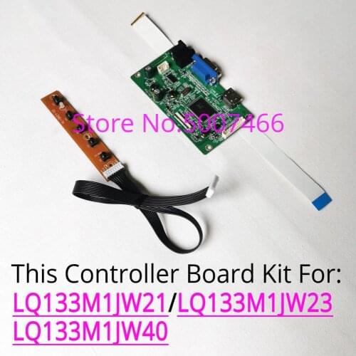 For LQ133M1JW21 LQ133M1JW23 LQ133M1JW40 1920*1080 notebook LCD screen WLED 30Pin-eDP VGA 13.3" controller drive board kit