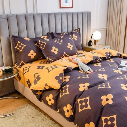 2021 Bedding Set Luxurious Bed Linings Duvet Cover Bed Sheet Pillowcase