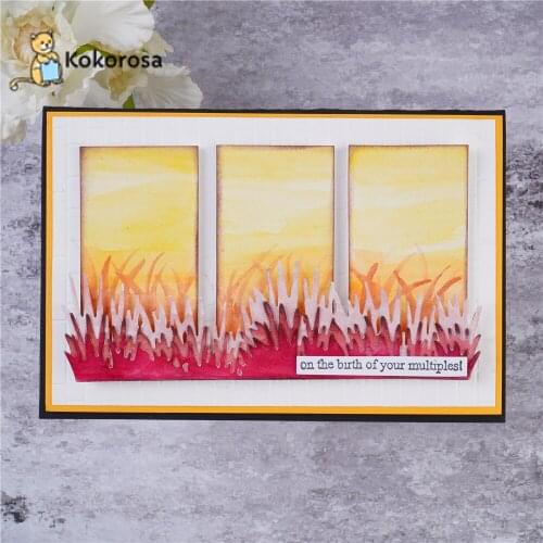 Kokorosa Grass Cutting Dies Metal Dies Scrapbooking Album Card Making Embossing Stencil Diecuts New 2021