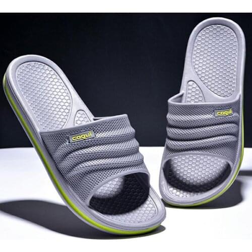Mens Slippers Platform Beach Slippers Non-slip Bathroom Slippers Outdoors New Slippers Men Summer Unisex Home Slippers