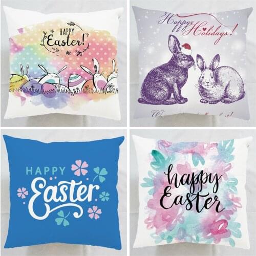 Easter Day Pillow Cover Sofa Cover Cushion Cover Custom Home Decoration Car pillow case Car cushion cover Car accessories