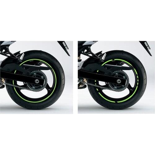 Reflective Motocross Bike Motorcycle Sticker For 14" 16" 18" Motorcycle Auto Wheel Rim Motorbike Moto Stickers Car Styling