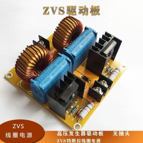 High Voltage ZVS Tesla Coil Driver Board + Ignition Coil Jacobs Ladder Heater AC-Z108