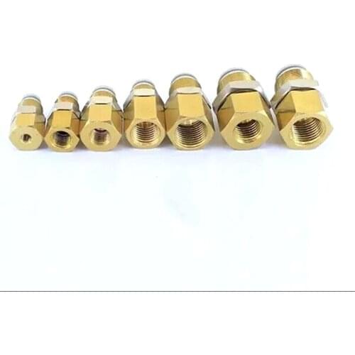 Pneumatic internal thread baffle joint kq2e04-02 air pipe 4mm, 1/4 "thread air compressor parts pneumatic jointer Q327