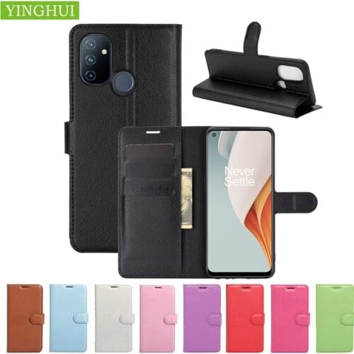 Luxury Flip Leather Silicone Magnetic Phone Case For Oneplus Nord N10 5G N100 9 Pro 8T Litchi Texture Protect Cover Wallet Bag