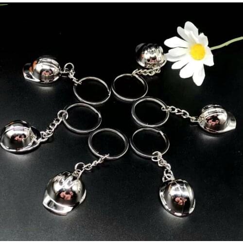 Construction helmet keychain, modern keychain, key ring, jewelry accessories for men or women, gift, 2021 car bling accessories