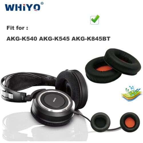 Replacement Ear Pads for AKG K540 K545 K845BT K 540 K 545 K 845BT 845 BT Headset Parts Leather Earmuff Earphone Sleeve Cover