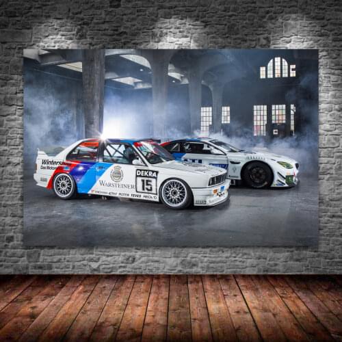 Modern Wall Art Canvas Paintings Supercars B M W Tuning M6 E30 Racing Car Picture Posters and Prints for Living Room Decor