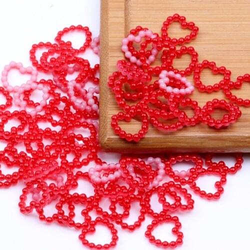 Heart Shape 11mm 10g About 100pcs Flatback Pearls Half Many Colors For Nail Art Cellphone Laptop DIY Jewelry Crafts Decoration
