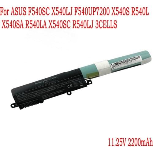 High Quality A31N1519 Laptop battery For ASUS F540SC X540LJ F540UP7200 X540S R540L X540SA R540LA X540SC R540LJ 3CELLS