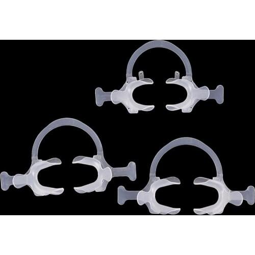 1pcs Dental Material Orthodontic C Type Transparent Tooth Intraoral Lip Cheek Retractor Mouth Opener