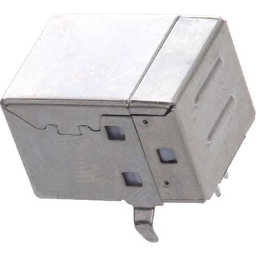 10 Pcs PCB Mount 90 Degree 4 Pin USB 2.0 Type B Female Jack Socket