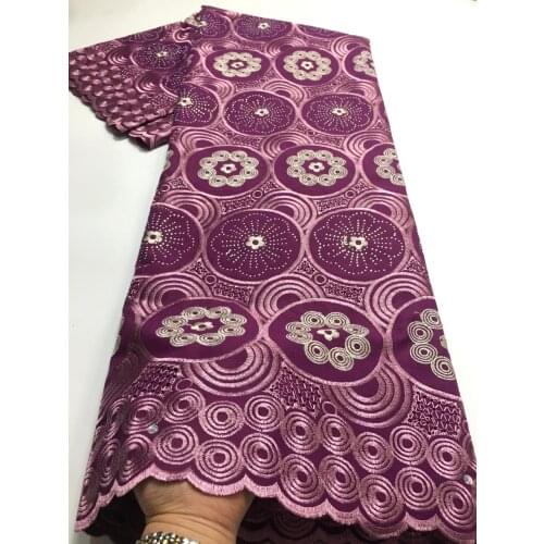 2021 High Quality African Swiss Voile Lace Fabric With Stones Soft Embroidery Dry Voile Lace Materials In Switzerland M4668 2.5Y