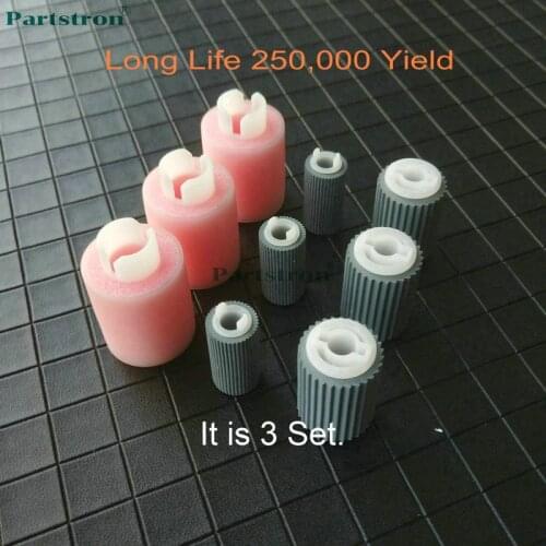 3Set Long Life Paper Pickup Roller Kit For use in Canon ADV6055 6065 6075 6255 6265 6275 8105 8095 8085 8205 8095 8085