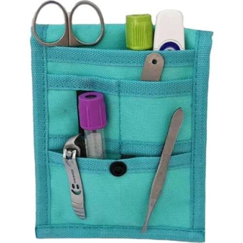 4-in-1 Convertible Nurse Pen Pouch Nursing Students Organizer Pouch Multi-Compartment Carabiner Clip For Nurses Students
