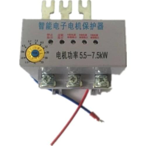 AC 380V 25A 7.5KW Intelligent Motor Protector for Soft Starter New