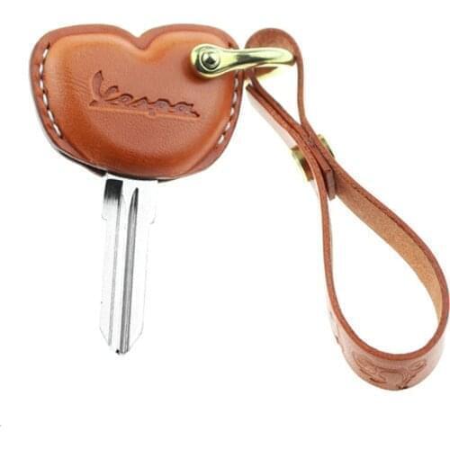 Motorcycle Key Case Shell Cover Genuine Leather Accessories for Piaggio Vespa GTS SPRINT PRIMAVERA 125 150 LX150 S125 Keys