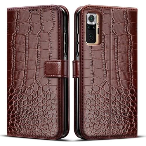 Wallet Flip Case for Xiaomi Redmi Note 10 Pro max 10Pro Cover Shockproof Magnetic Leather Stand Phone Protective Bag