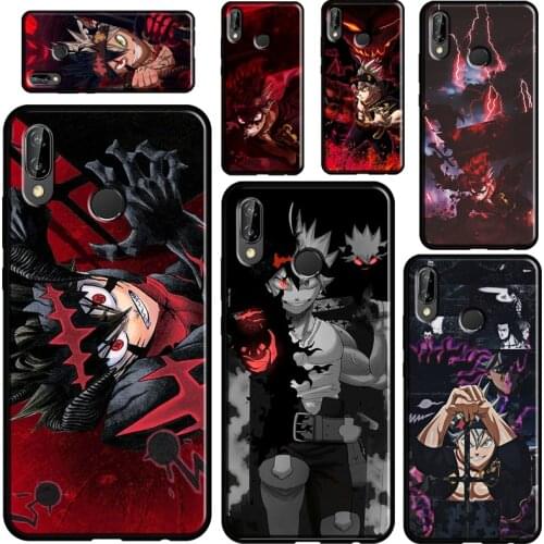 Black Clover Anime For Huawei P40 Lite P20 P30 Pro Mate 20 P Smart Z 2019 Nova 5T Case For Honor 8A 8X 9X 10i