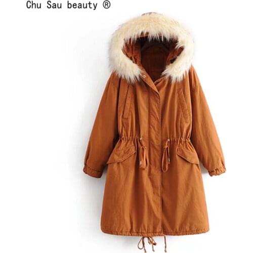 Chu Sau beauty Women's Parkas With A Hood