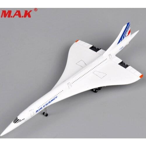Cheap Toys Airliner Model 1:400 Alloy Collectible Display Toy Concorde Air France 1976-2003 Airplane Model Collection Kids Toys