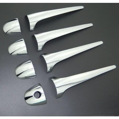 For Toyota RAV4 XA40 2013 2014 2015 2016 2017 Car Styling ABS Chrome Mirror Side Door Handle Cover Trim Free Shipping