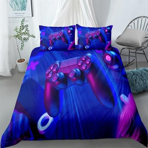 Game Controller Children Duvet Cover Set King Queen Double Twin Single Size Bed Linen Set