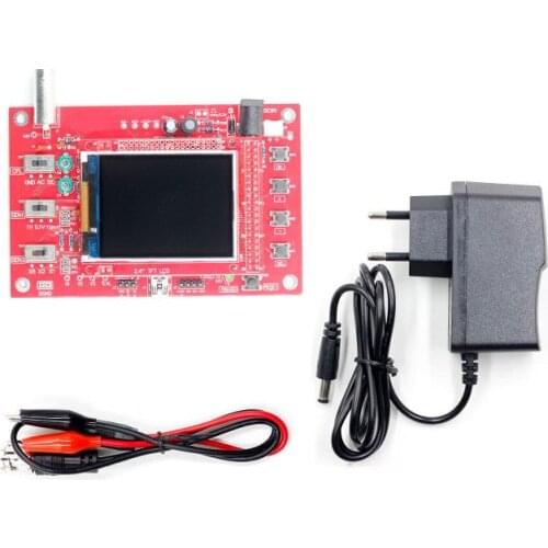 DSO FNIRSI-138 2.4" TFT Pocket-size Digital Oscilloscope Kit DIY Parts Handheld+9 v adapter