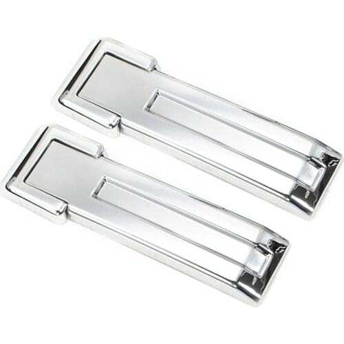 Auto Rear Spare Tire Carrier Hinge Kit Cover Trim Chrome ABS Tailgate Hinge Cover For Jeep Wrangler JK 2007-2015 Free Shipping