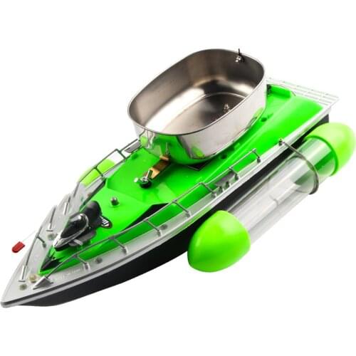 Fishing Bait Boat with Large Container Automatic Wireless Bait Thrower 150m Remote Range Feeder Speedboat Fishing Tool US Plug