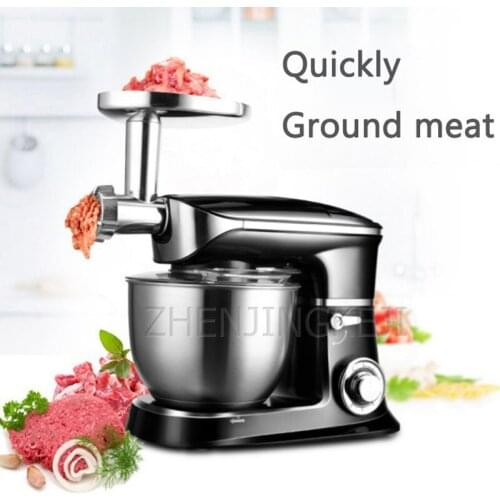Multifunction Food Mixer Juicing Beat Eggs Minced Meat Stir Milkshake Kneading Home Fully Automatic Chef Machine 6.5L 220V 1300W