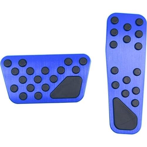 Aluminum Alloy Pedal Cover for Dodge Challenger Charger Chrysler 300 300C No Drilling Aluminum Brake and AcceleratorPedal Covers