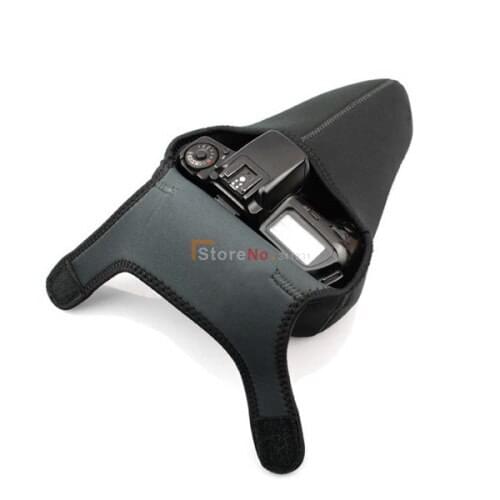 Neoprene Camera Cover Case Bag Pouch Protector fo Nikon D10 D40X D40 D50 D60 D80 D90 D200 D300 D700 D5000 D3000 DSLR Size -L