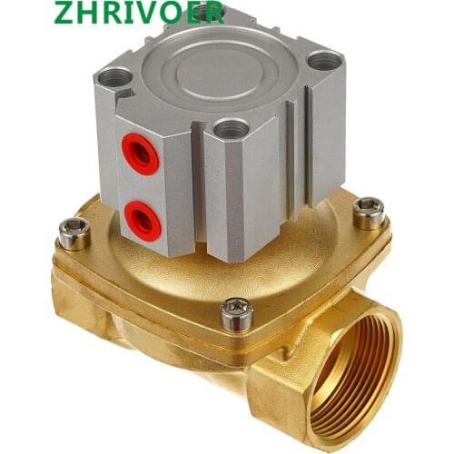 Normally Closed Pneumatic for Water Oil Air Gas Air Cylinder Vacuum Air control Electric Solenoid Valve DN15/20/25/35/40/50