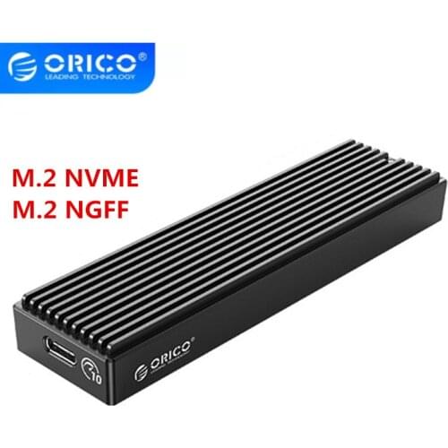 ORICO USB3.1 GEN2/GEN1 Type-C M.2 NVME/M.2 NGFF SSD Enclosure USB3.1 10Gbps/5Gbps External Box Case