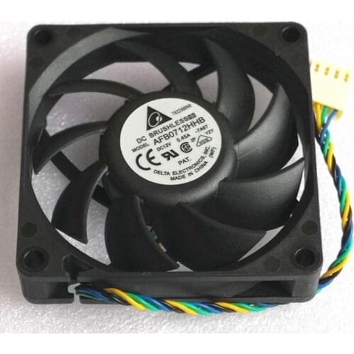 New For Delta 7015 7cm 4-Pin PWM Temperature Control Ball Fan Afb0712hhb 12v 0.45a