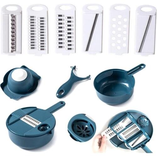 Vegetable Cutter Multifunctional Slicer Fruit Potato Peeler Carrot Grater Kitchen Accessories Vegetable Slicer Kitchen Too