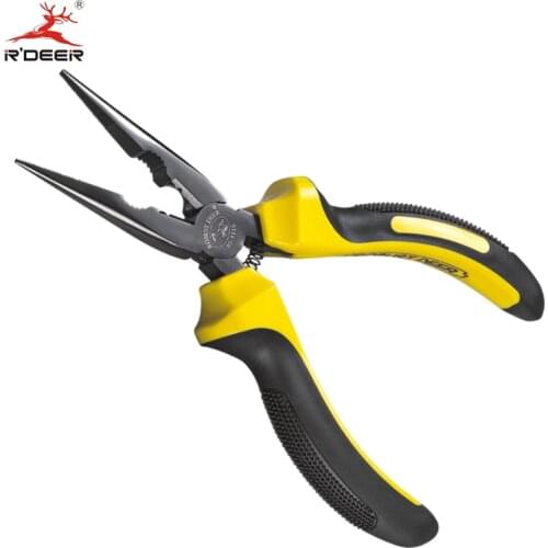 RDEER Cutting Pliers Long Nose Needle Nose Pliers 6''/160mm Cable Stripper Wire Strippers Shear Sharp Multi-tool Hand Tools