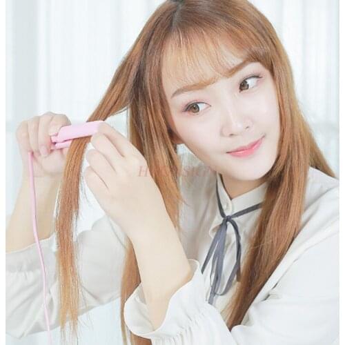 Straight Hair Curler Female Dual-use Does Not Hurt Students Inside Buckle Mini Ironing Board Bangs Straight Straight Splint Sale