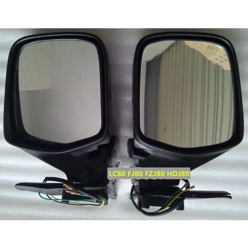 RQXR Car Side Rear View Mirror Cover for Toyota land cruiser LC80 FZJ80 4500 LX450 1991-1997