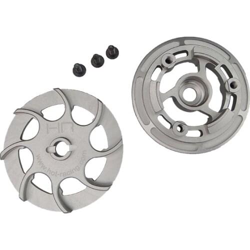 Heavy duty CNC machined hard anodized aluminum slipper pressure plate and hub for Traxxas X Maxx