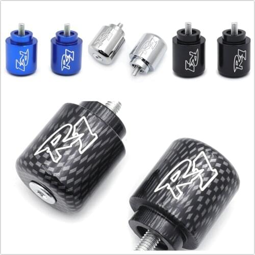 Free shipping Motorcycle accessories Hand Bar Ends For Yamaha YZF-R1 YZFR1 R1 1998-2013 YZF-R6 YZFR6 R6 2006-2007 Carbon Fiber