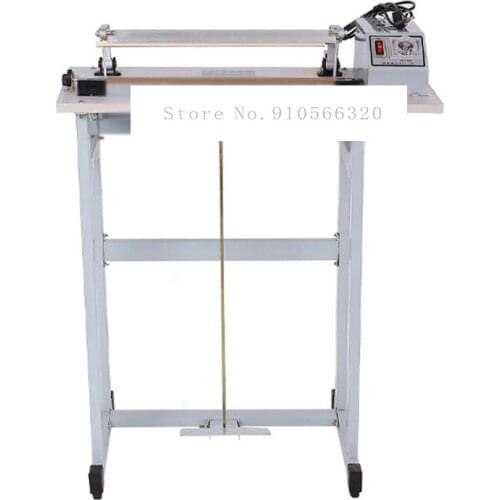 SF-600 Electric Plastic Bag Aluminum Foil Bag Sealer Packaging Machine Foot Pedal Press Film Sealing Cutting Food Sealer 220V