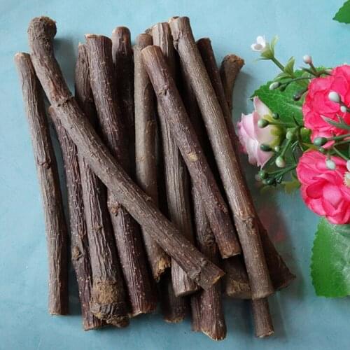 1bag 50g Natural Apple Tree Branch Toy For Pet Parrots Rabbits Guinea Pigs Hamsters Wooden Bird Parrot Hamsters Chewing Toys