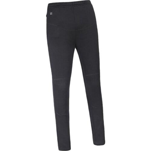 Prettyia Women Winter Hiking Heating Trousers Slim USB Charging Heated Pants