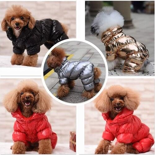 Winter Dog Jacket Warm and Waterproof Puppy Down Jacket Lightweight Outdoor Pet Vest Wind and Snow Suit Cold Weather Dog Clothes