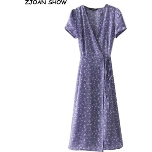 Летние платья с запахом ZJOAN SHOW China At AliExpress