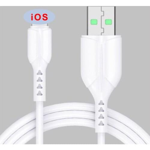 1M/3M Iphone Cable For iPhone 12 11 Pro Max XS XR X 5 5S 6 6S 7 8 Plus 6A Fast Charging USB Cable Wire For ipad Iphone Charging