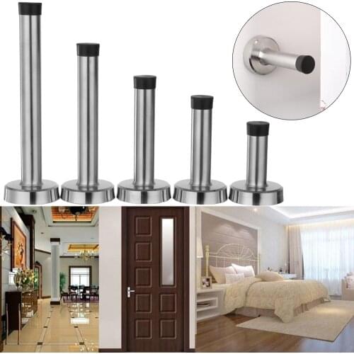 1pc Self Adhesive Door Stop Protector Sound Dampening Door Holder Dual Use Wall Mounted Rubber Stopper Buffer Prevent Collision